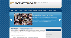 Desktop Screenshot of beeware.co.za